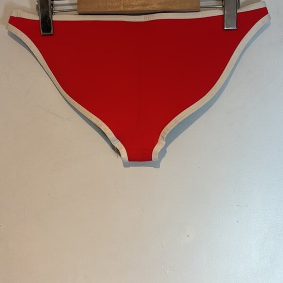 HOAKA Hawaii Red/white set cheeky board set bikini size M/L - Picture 9 of 13